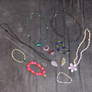 Colorful Beaded Jewelry Set